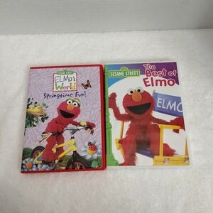 Sesame Street The Best of Elmo DVD - Red and Yellow
